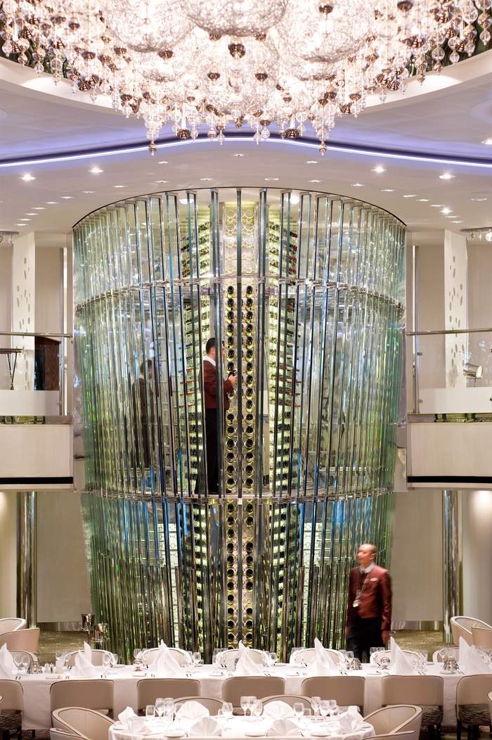 Celebrity Cruises Celebrity Reflection Interior Main Restaurant WineTower.jpg